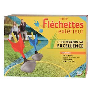 Jeu de fléchettes extérieur
