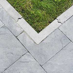 Universal Concrete Border 36 in. Grey