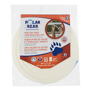 Foam Insulating Tape 1/2 in. x 1 in. x 10 ft.