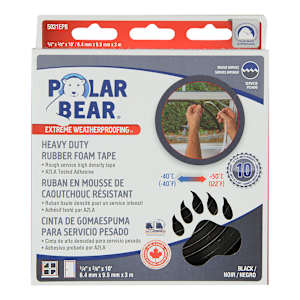 Foam Insulating Tape 1/4 in. x 3/8 in. x 10 ft.