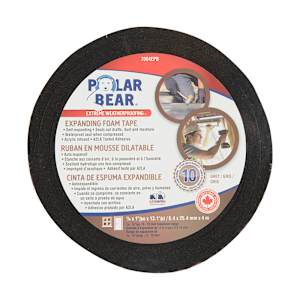 Ruban en mousse expansible 1/4 po x 1 po x 13 pi
