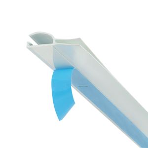 Coupe-froid double pour bas de porte en PVC 3 pi
