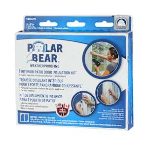 Ensemble de pellicule isolante pour porte patio 84 po x 86 po