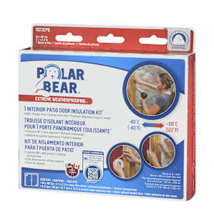 Ensemble de pellicule isolante pour porte patio de qualité supérieure 84 po x 86 po