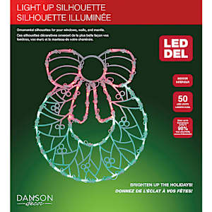 Light-Up Christmas Silhouette 18 in.