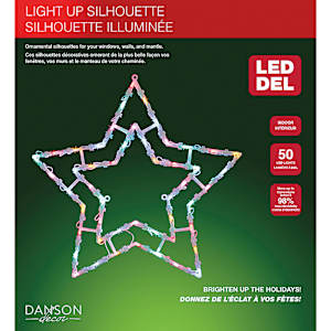Light-Up Christmas Silhouette 18 in.