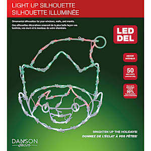 Light-Up Christmas Silhouette 18 in.