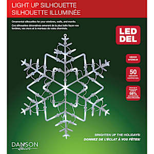 Light-Up Christmas Silhouette 18 in.