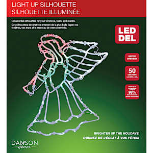 Light-Up Christmas Silhouette 18 in.