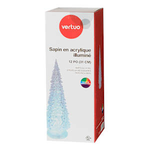 Sapin illuminé 11 3/4 po