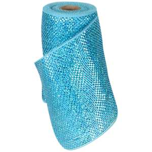 Rouleau de tulle bleu 6 po x 30 pi VERTUO
