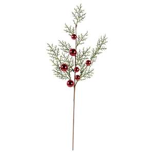 Fern Decorative Pick Green 25 po