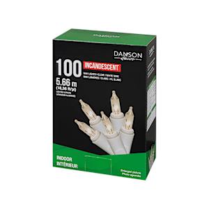 100 mini Lights Set Clear
