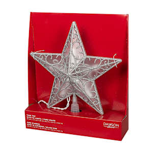 Christmas Tree Peak 9 in. Star