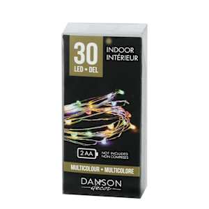 Jeu de 30 lumières DEL micro Multicolore