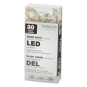30 Micro LED Lights Set Warm White