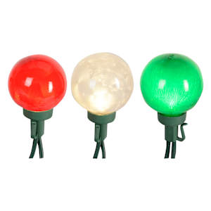 Jeu de 25 lumières DEL G40 multicolore