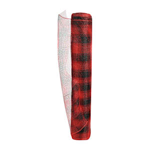 VERTUO Red and Black Mesh Roll 21 in. x 30 ft.