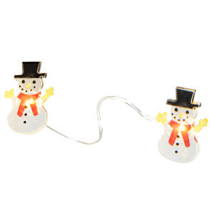 Jeu de 20 lumières DEL Motifs de Noël Blanc chaud