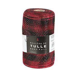 VERTUO Red and Black Mesh Roll 6 in. x 30 ft.