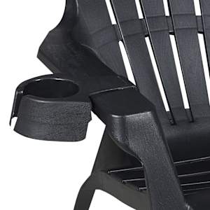 Porte-gobelet pour chaise Adirondack noir