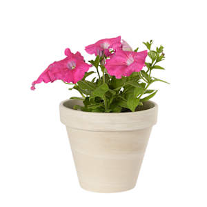 Granite Flower Pot 8 in