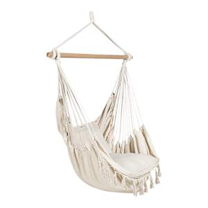 VERTUO Beige Hammock Chair