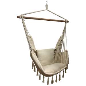 VERTUO Beige Hammock Chair