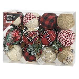 Boules de Noël 3 1/8 po Ens/12