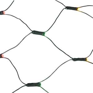 160 LED Net Lights Set Multicolour