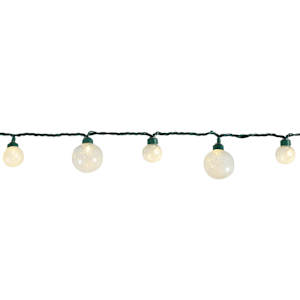 Jeu de 25 lumières DEL G40 et G60 blanc chaud