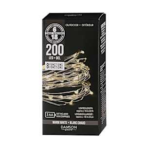 200 Micro LED Lights Set Warm White