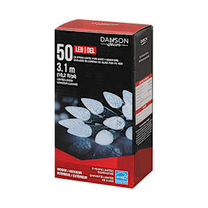 50 LED Lights Set C6 Pure White