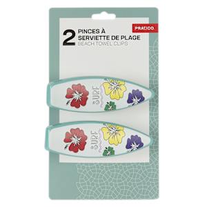 Surf Beach Towel Clips Pkg/2