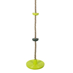 Climbing Rope with Disc Swing for Playset