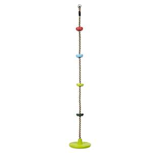 Climbing Rope with Disc Swing for Playset