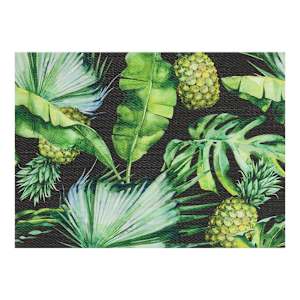 VERTUO Placemat Rectangulaire Pineapple and Leaves 17 3/4 in. x 13 in.