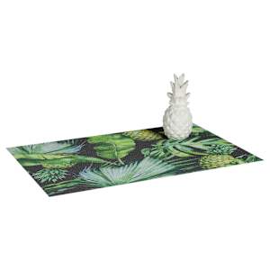 VERTUO Placemat Rectangulaire Pineapple and Leaves 17 3/4 in. x 13 in.