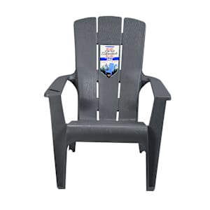 Deluxe Adirondack Chair Dark Grey