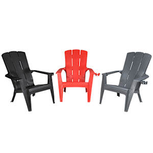 Deluxe Adirondack Chair Dark Grey