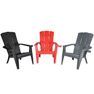 Chaise Adirondack De Luxe noire