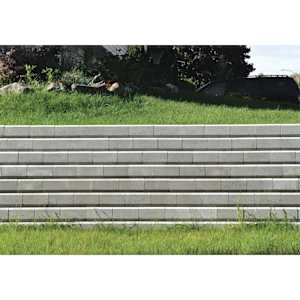 Slope Block 7 7/8 in. Grey