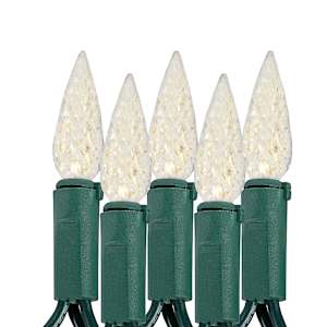 Jeu de 100 lumières DEL C6 Blanc chaud