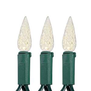 Jeu de 100 lumières DEL C6 Blanc chaud