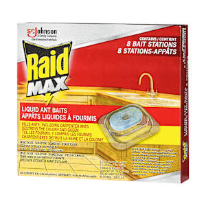 Raid Max Liquid Ant Baits Pkg/8