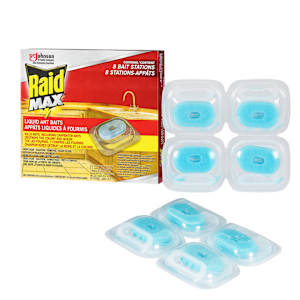 Raid Max Liquid Ant Baits Pkg/8