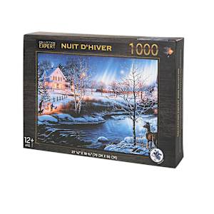 Nuit d'hiver Puzzle 1000 Pieces