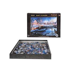 Nuit d'hiver Puzzle 1000 Pieces
