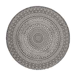 Napperon rond gris 15 po VERTUO