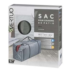 VERTUO Patio Cushions Bag 125 cm x 32 cm